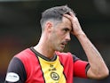 Partick Thistle v Montrose Premier Sports Cup Brian Graham of Partick Thistle reflects on a missed opportunity during the Premier Sports Cup Group G match at Firhill Stadium - 13/07/2024 [on July 26, 2024]