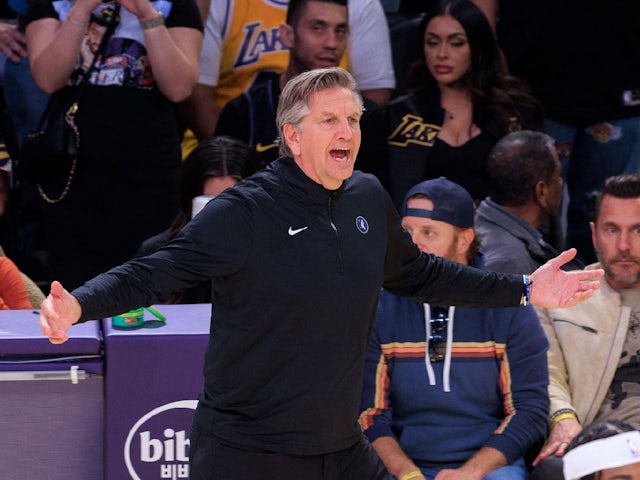  Chris Finch of the Minnesota Timberwolves on April 24, 2025